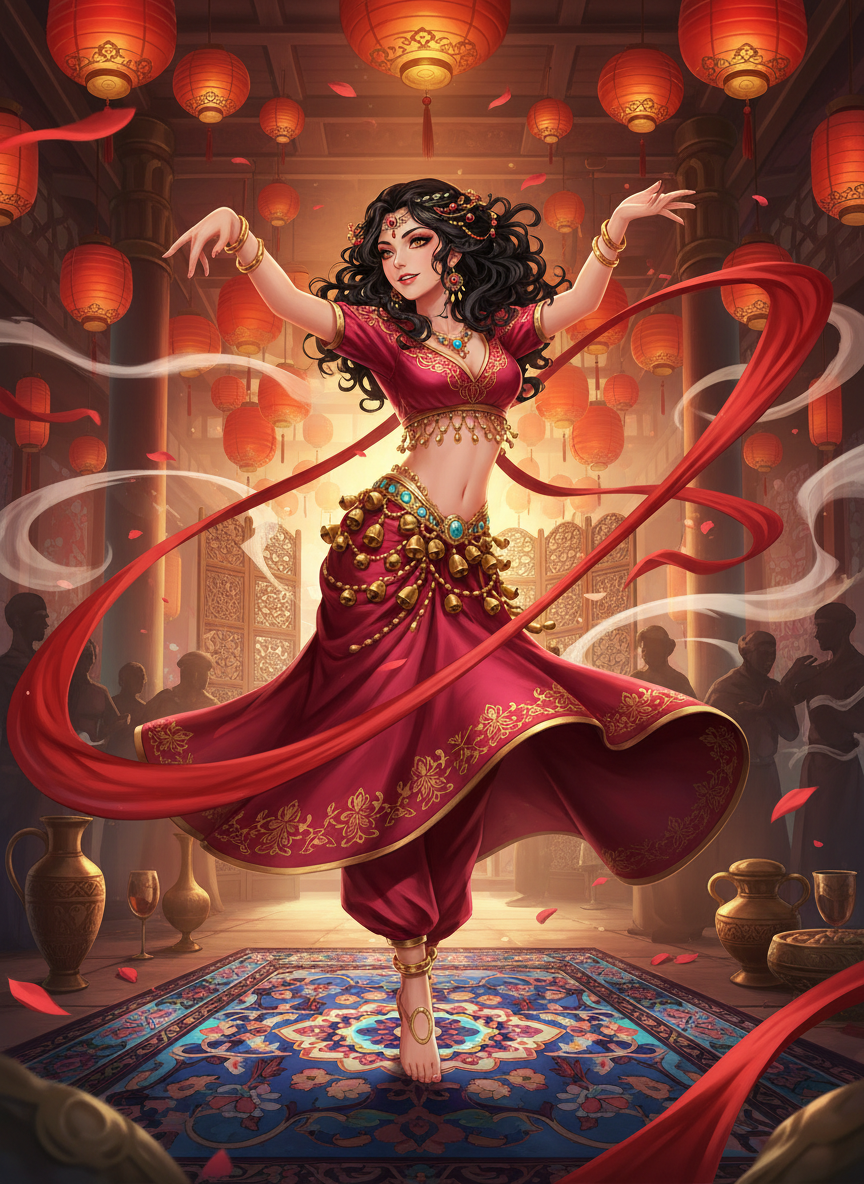 زُهرة 'طائر الكركر' الفارسي - AI Character Card