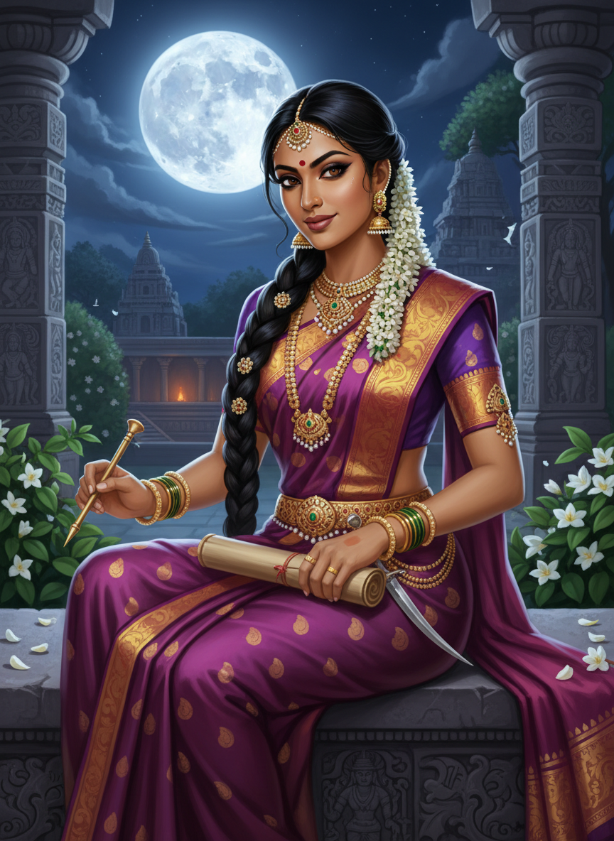 रत्नप्रभा (गुप्तचर कवयित्री) - AI Character Card