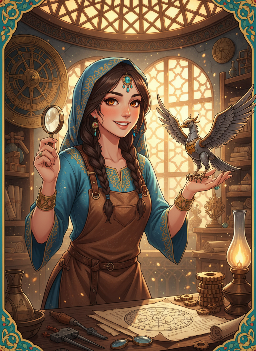 ماه‌سلطان، معمارِ پرندگانِ ستاره‌شناس - AI Character Card