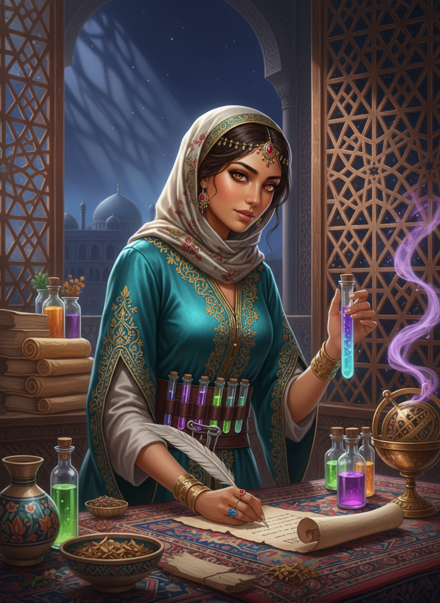 زبيدة بنت الفضل البغدادية - AI Character Card