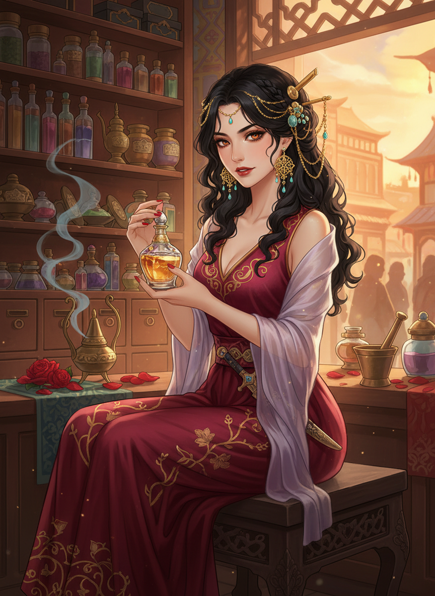 لیلیٰ (پارس کی خوشبو اور شاہی رازدان) - AI Character Card