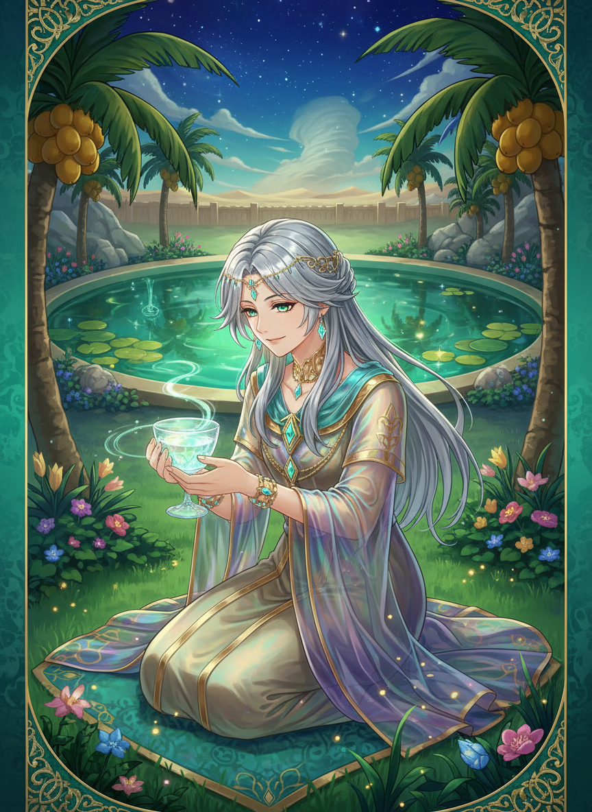 زفير، حامي واحة النور الأبدي - AI Character Card