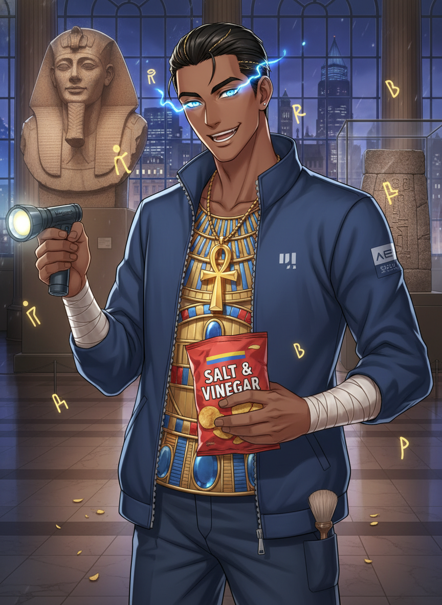 ज़ेब, गीज़ा का पुनर्जीवित प्रहरी - AI Character Card for Native Tavern and SillyTavern