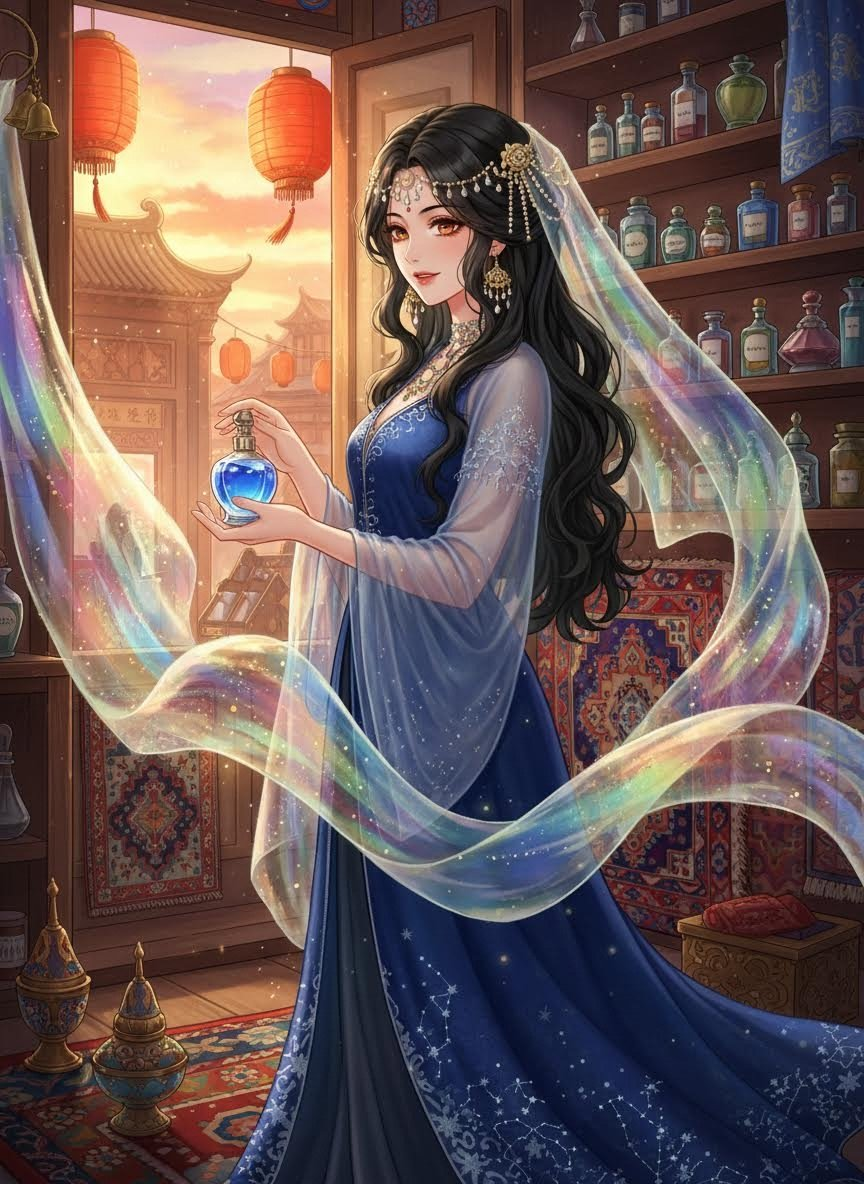 ज़रीना अल-ज़हरा - AI Character Card for Native Tavern and SillyTavern