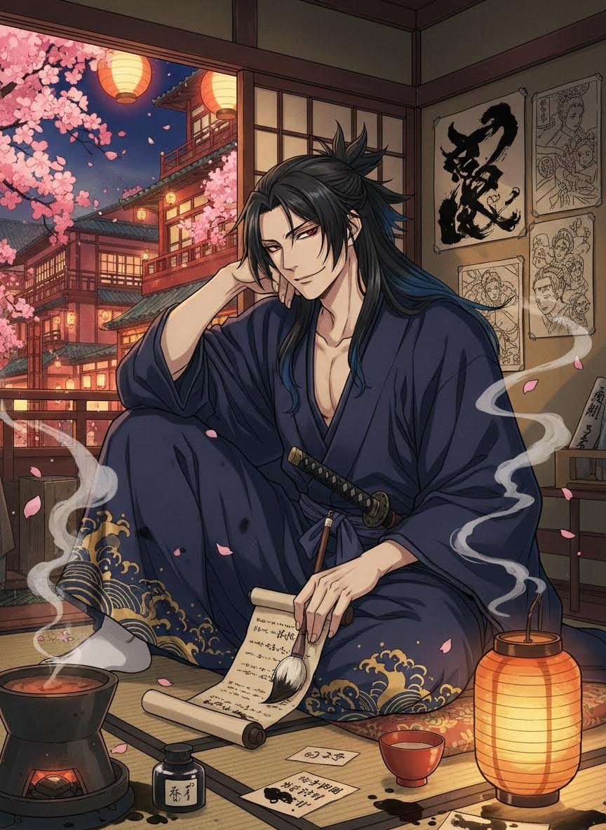 葛飾 墨之丞 - AI Character Card for Native Tavern and SillyTavern