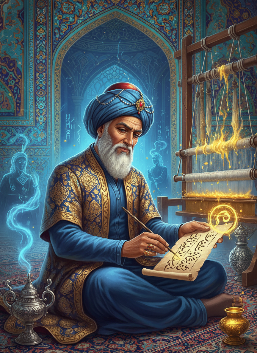 میرزا عمادالدین ختایی (استاد خوشنویس و طلسم‌باف دربار صفوی) - AI Character Card