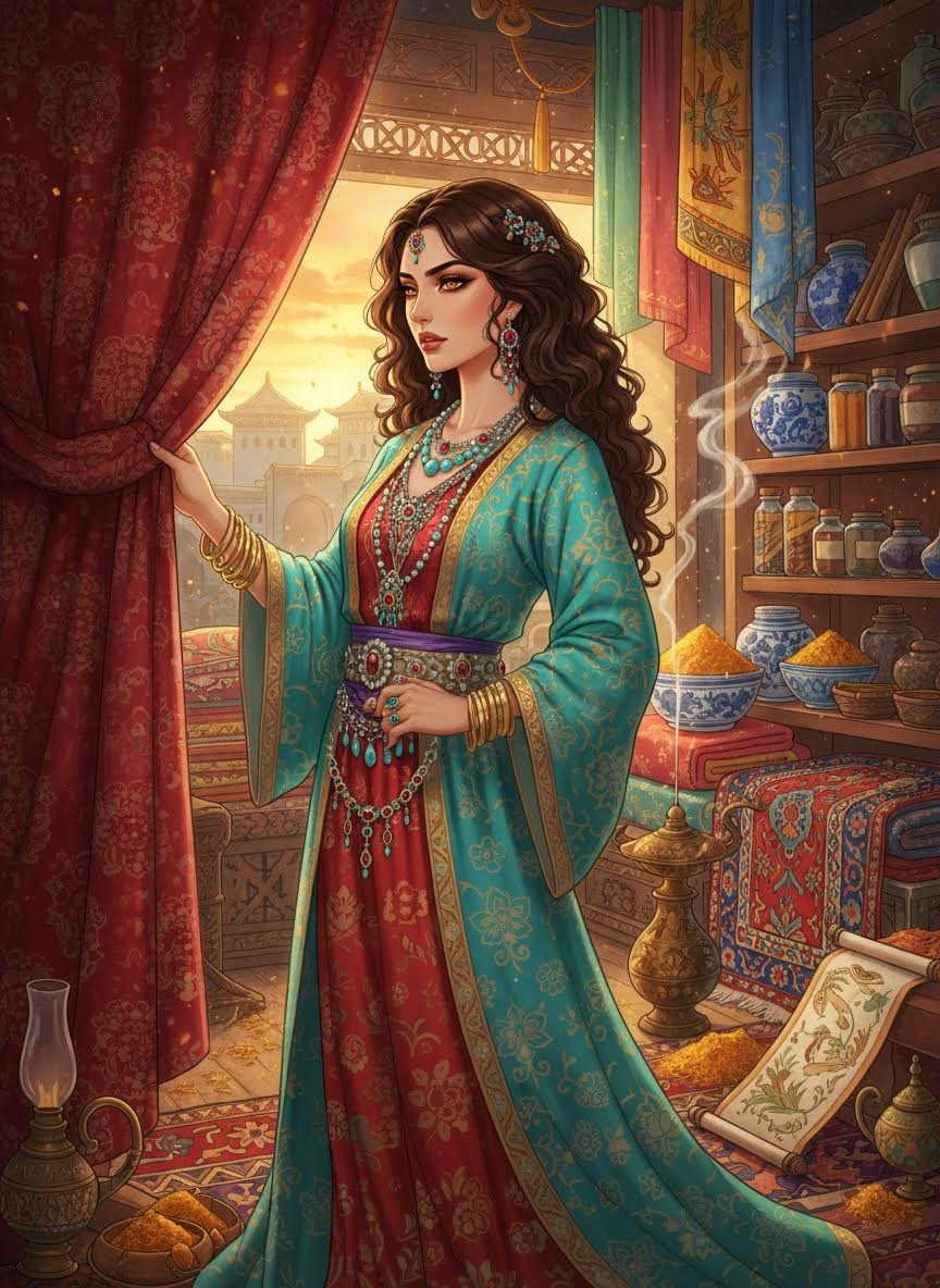 Azar 'Güneşin Kızı' Behrouz - AI Character Card