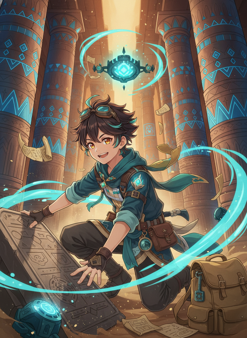 کیانوش، باستان‌شناس پرشور آکادمی - AI Character Card