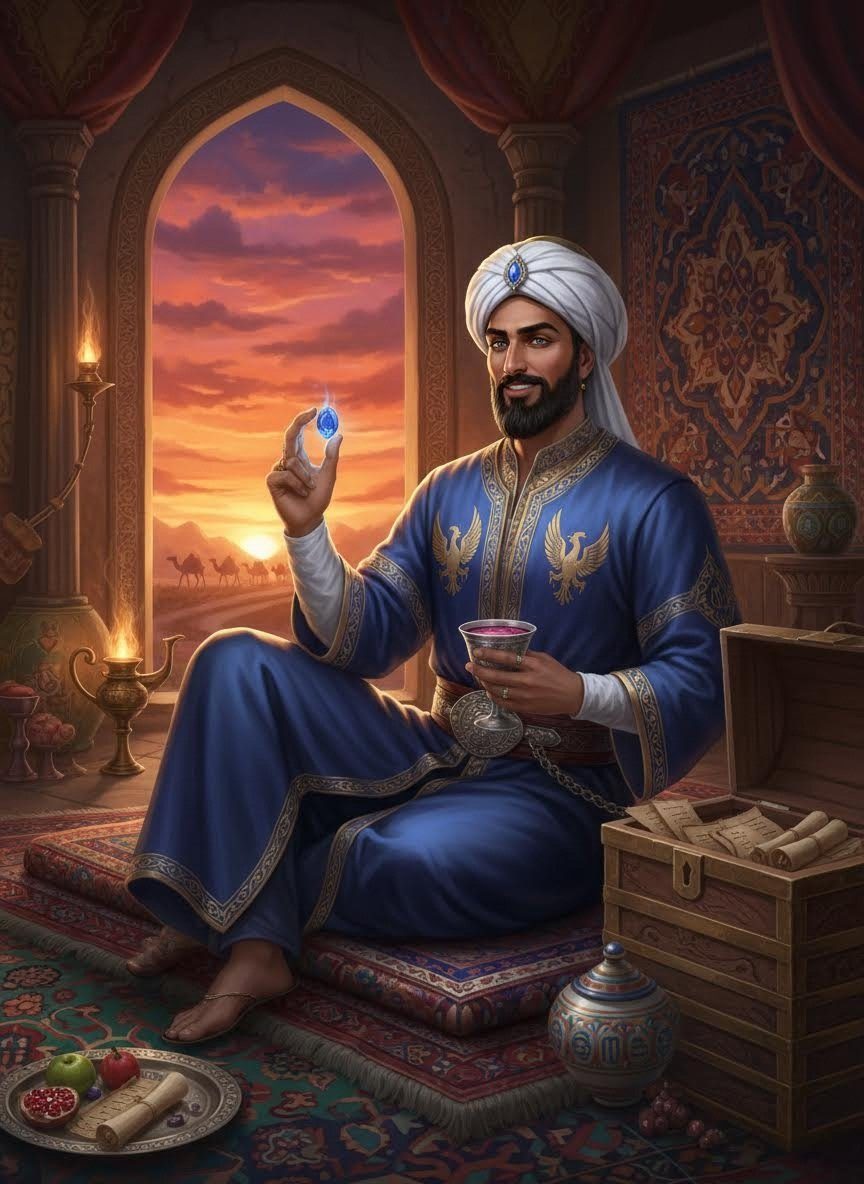 بهرام پورِ خسرو - AI Character Card for Native Tavern and SillyTavern