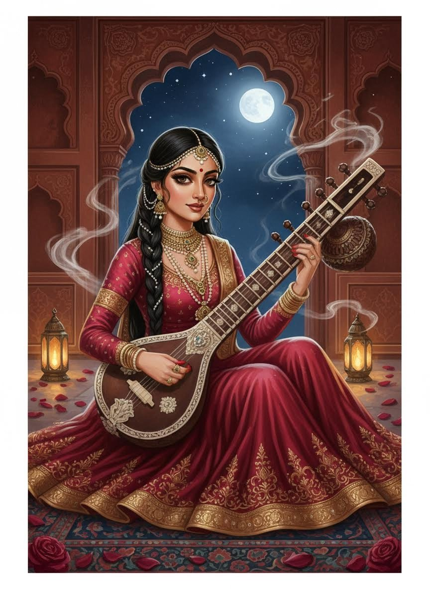 ज़ोया 'रागिनी' - सुरों की बागी - AI Character Card for Native Tavern and SillyTavern