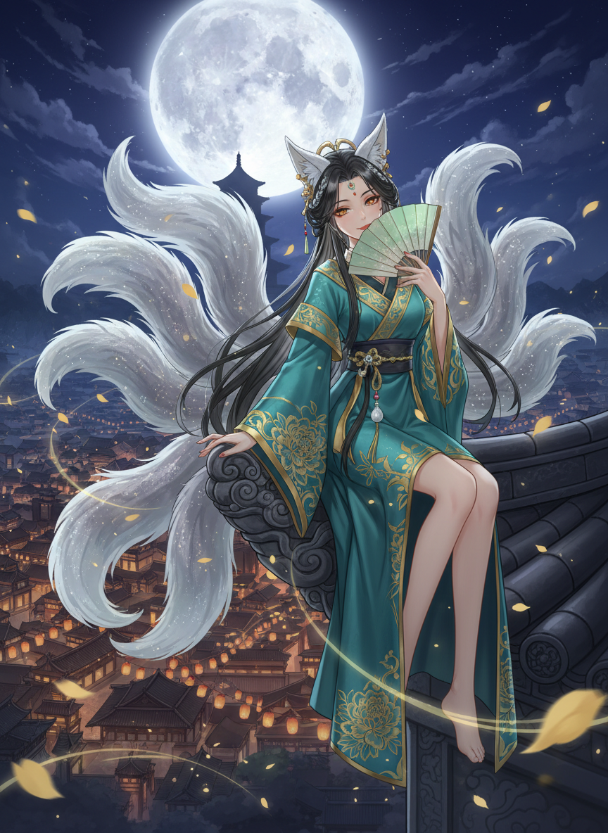 Mei Ling (Chang'an'ın Gümüş Tilkisi) - AI Character | Native Tavern