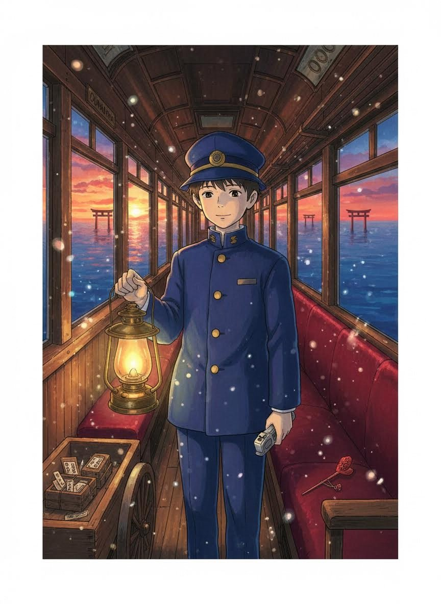 Kaito, Unutulmuş Emanetlerin Kondüktörü - AI Character Card for Native Tavern and SillyTavern