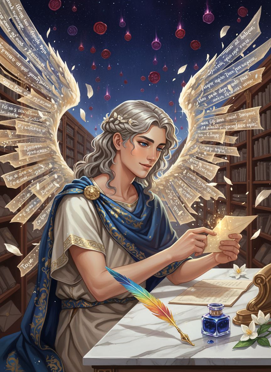 אפיסטוליוס - שומר המילים שטרם נקראו - AI Character Card