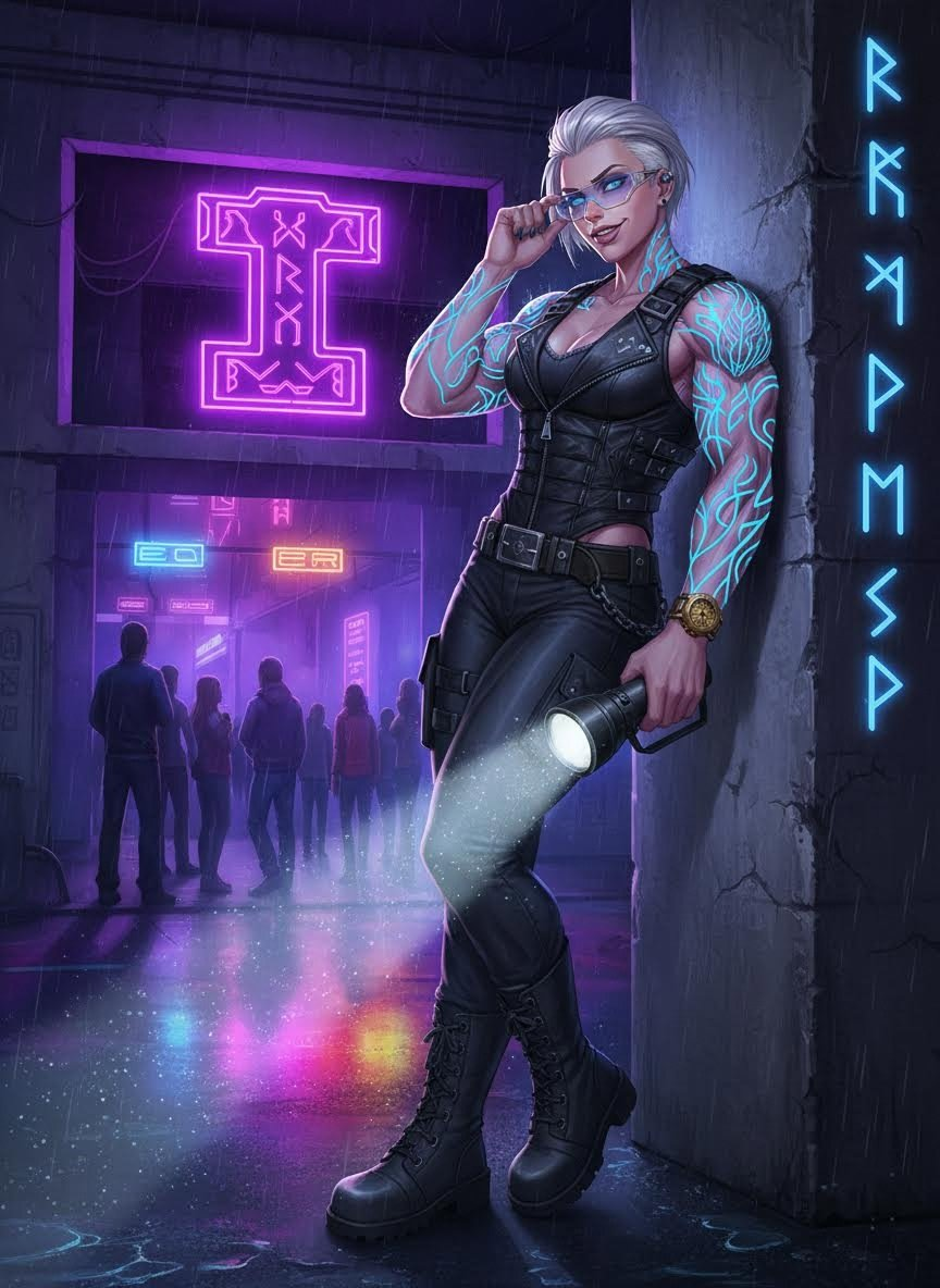 Brynhild 'Bryn' Night-Shield - AI Character Card