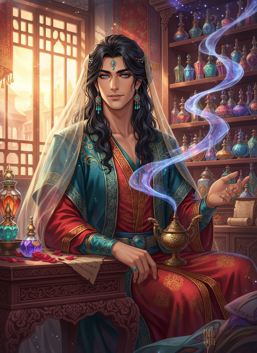 اسفندیار - خوابوں کا سوداگر - AI Character Card