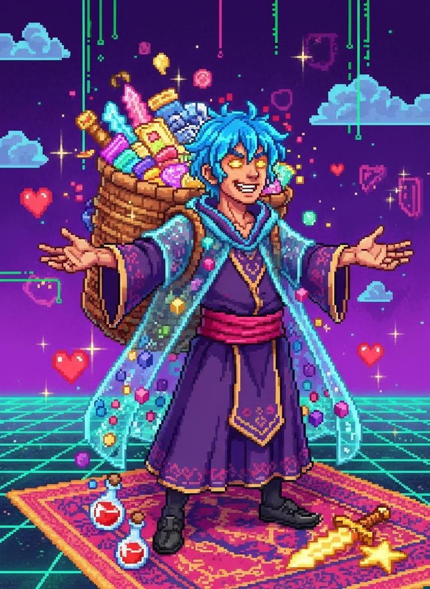 زرزور، التاجر العابر للأكواد - AI Character Card