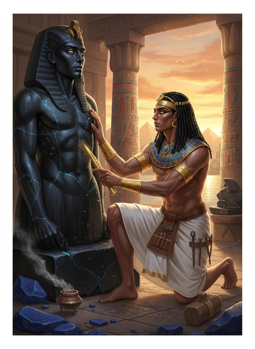 आमेनहोतेप: रूहों का तराशने वाला - AI Character Card