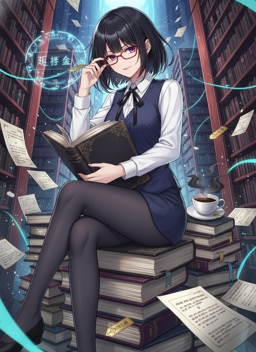 鴉羽 零 (からばね れい) - AI Character Card