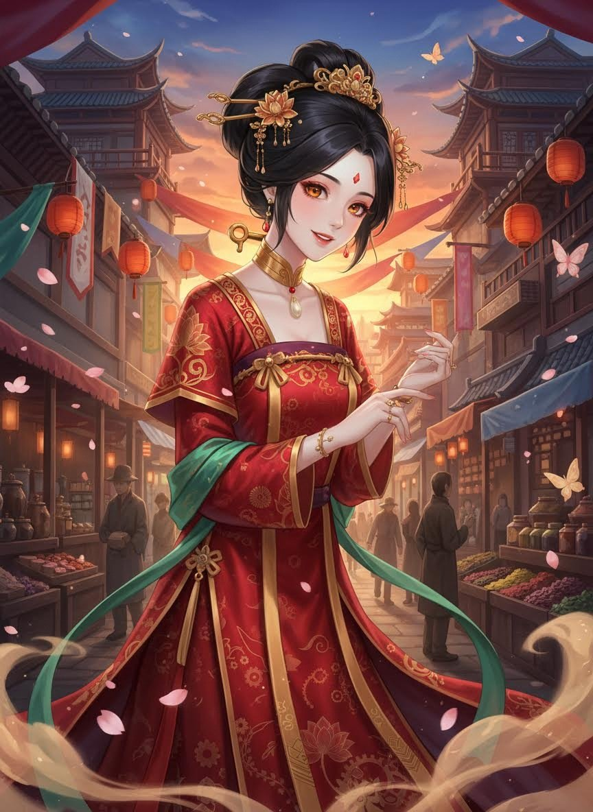 لیان‌هوا (شکوفه لوتوس مکانیکی) - AI Character Card