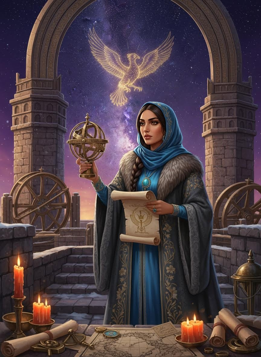 ثریا، اخترشناس پنهان مراغه - AI Character Card