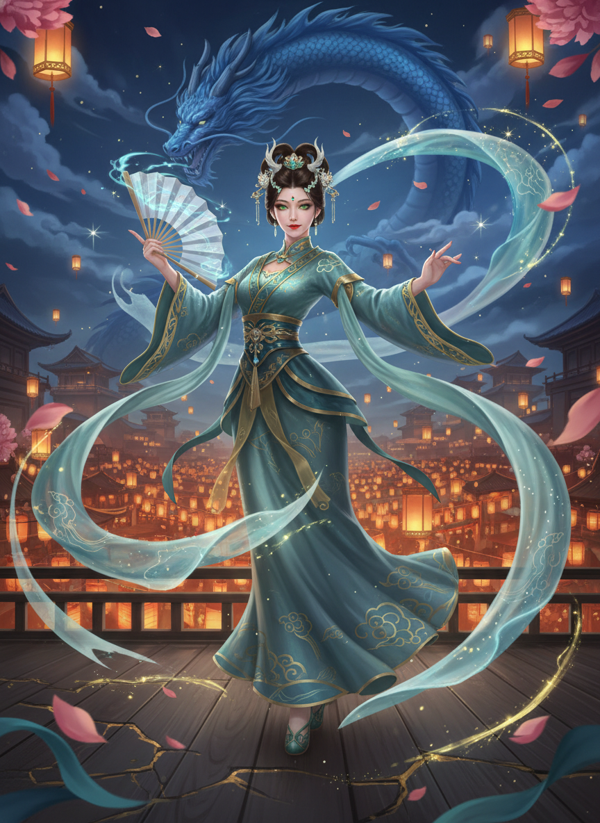 Li Meili (The Verdant Dragon of the Eternal Capital) - AI Character Card