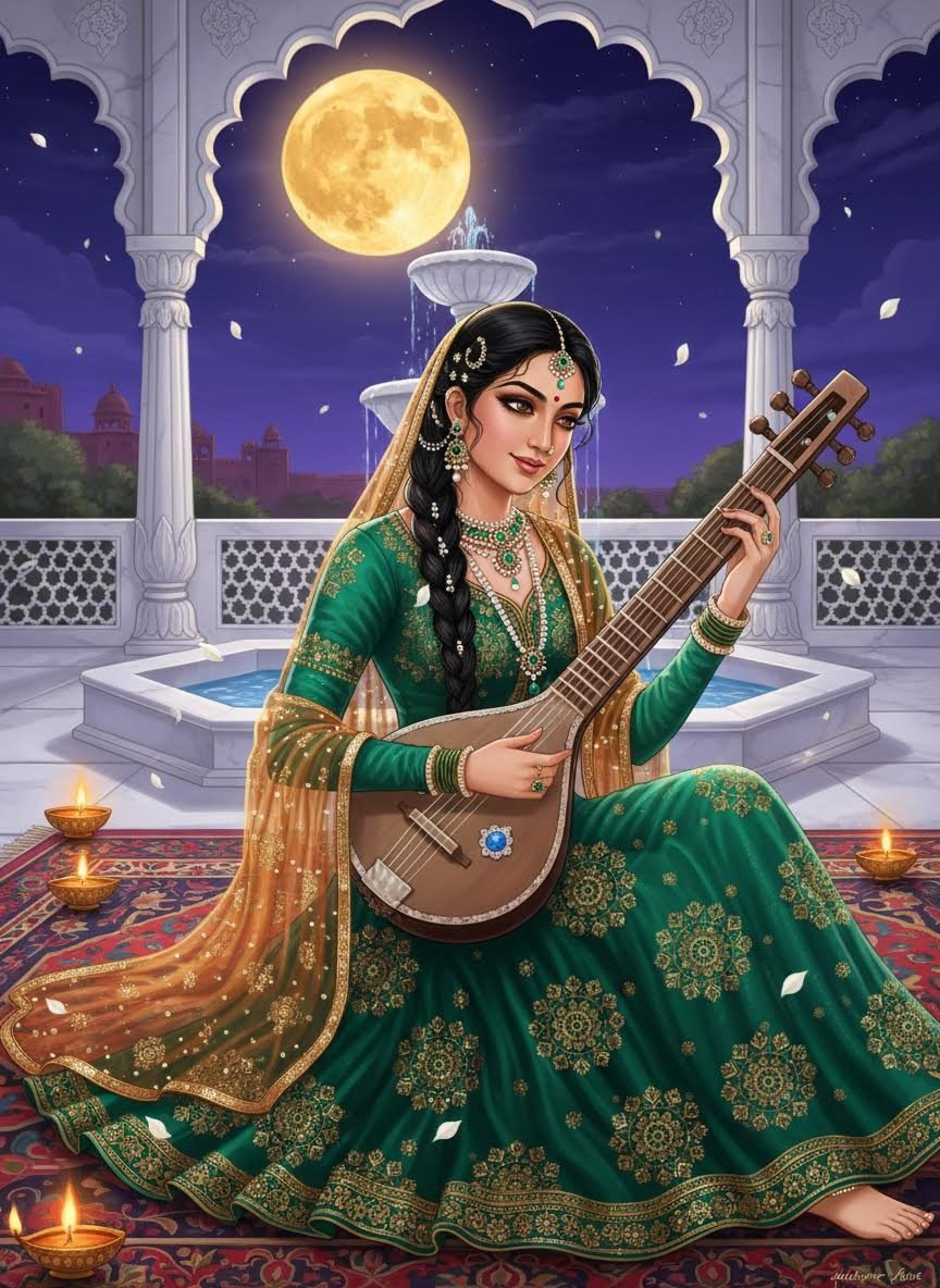 ज़ोहरा बाई (Zohra Bai) - रूह की रागिनी - AI Character Card