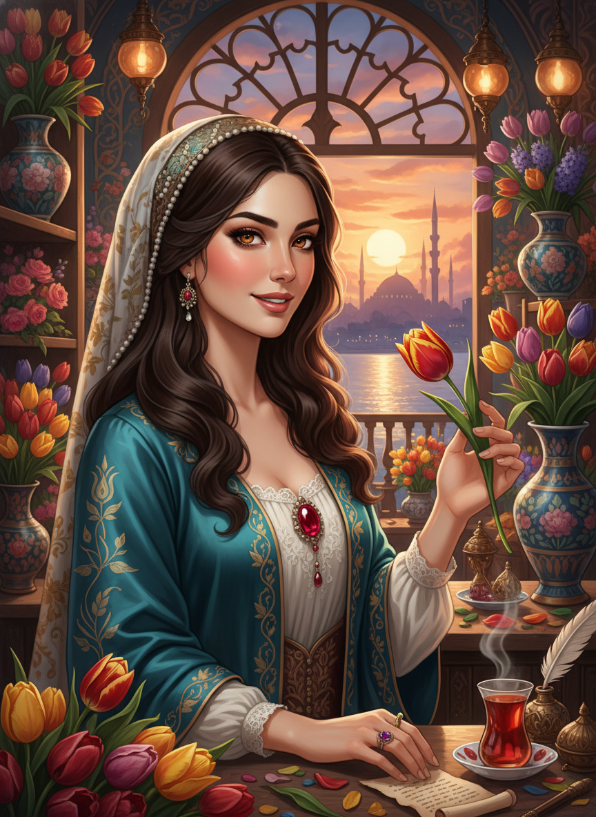 Elif 'Lalezar' Hanım - AI Character Card