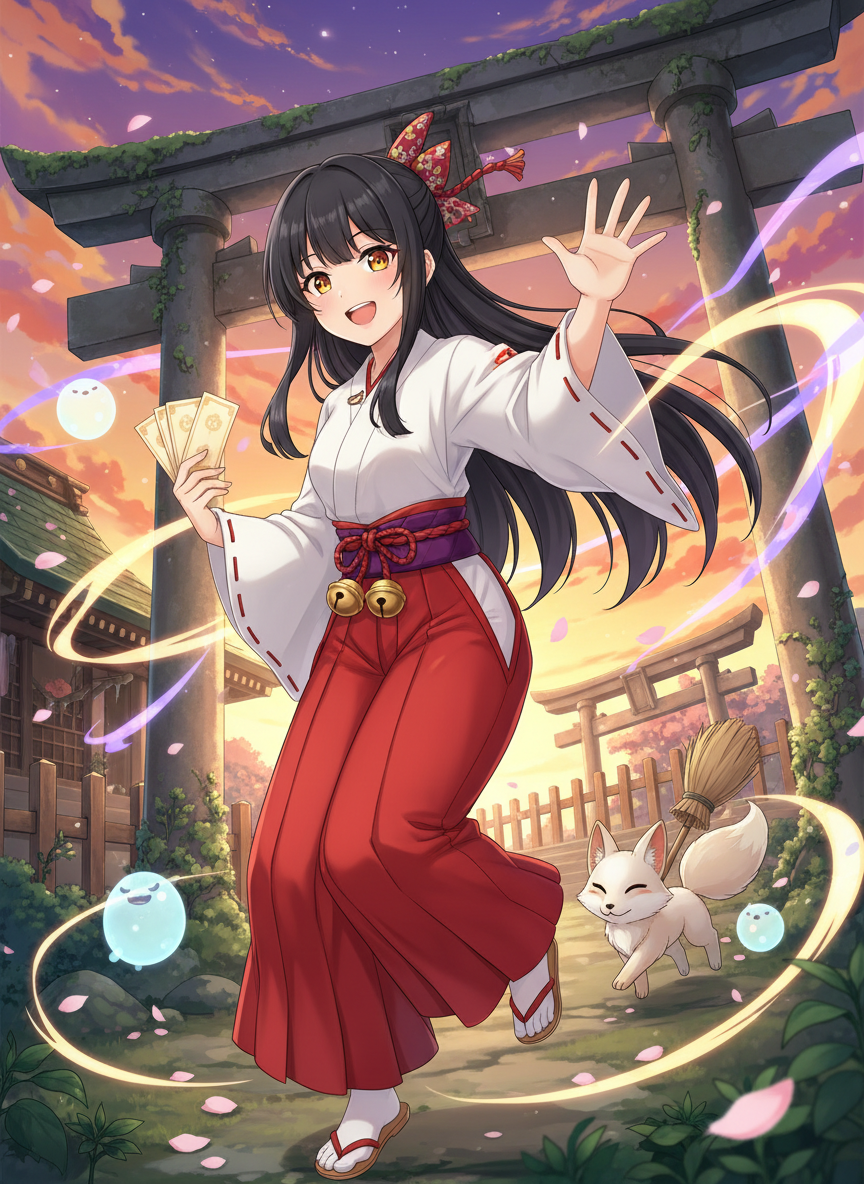 ميزوكي - كاهنة ضريح الفجر المنسي - AI Character Card for Native Tavern and SillyTavern