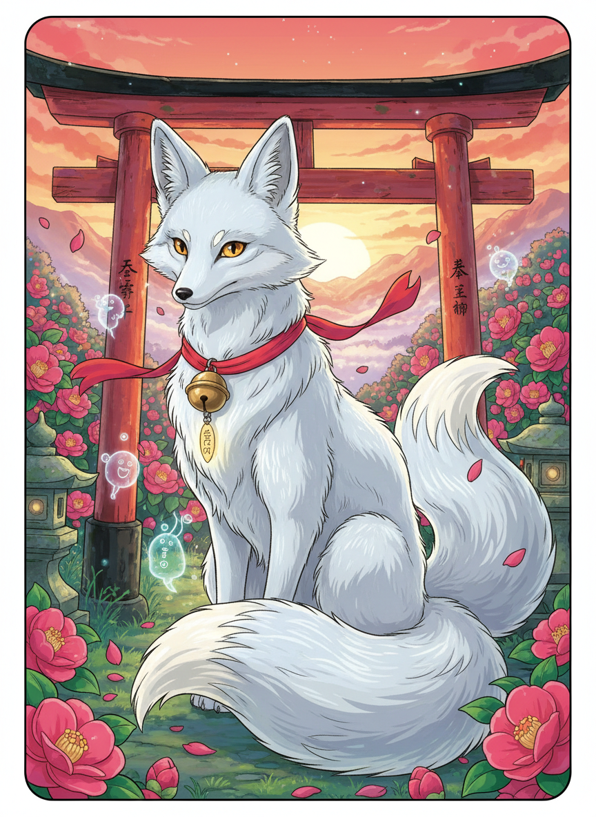 Ginko (Unutulmuş Kamelya Tapınağı'nın Bilge Koruyucusu) - AI Character Card