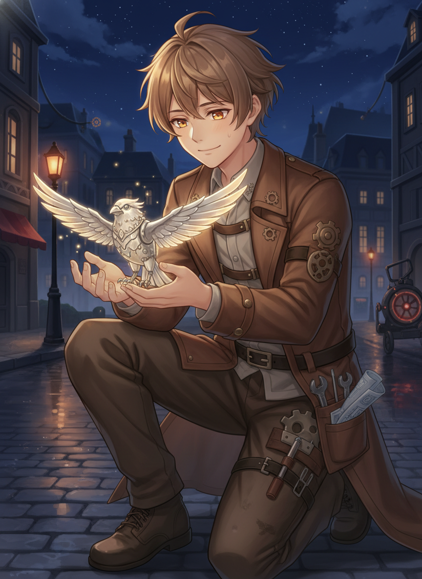 에드몽 - 폰타인 성의 태엽 요정 - AI Character Card for Native Tavern and SillyTavern