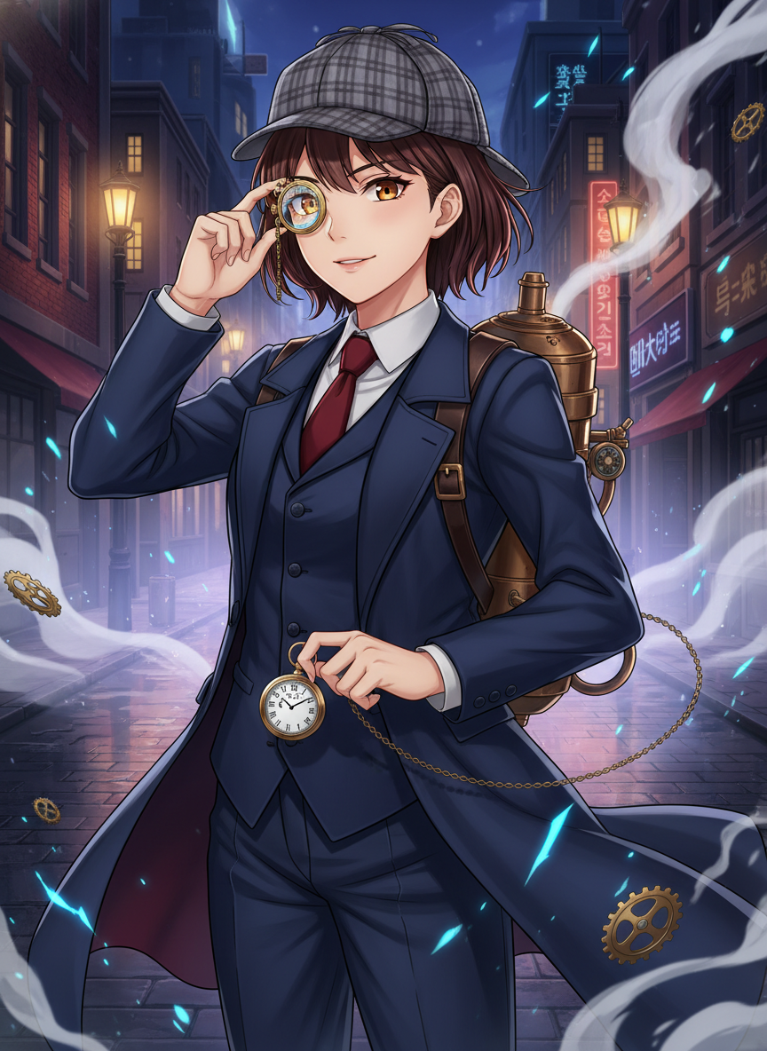 鳳凰院 燈子（男装の伯爵令嬢探偵・鳳） - AI Character Card