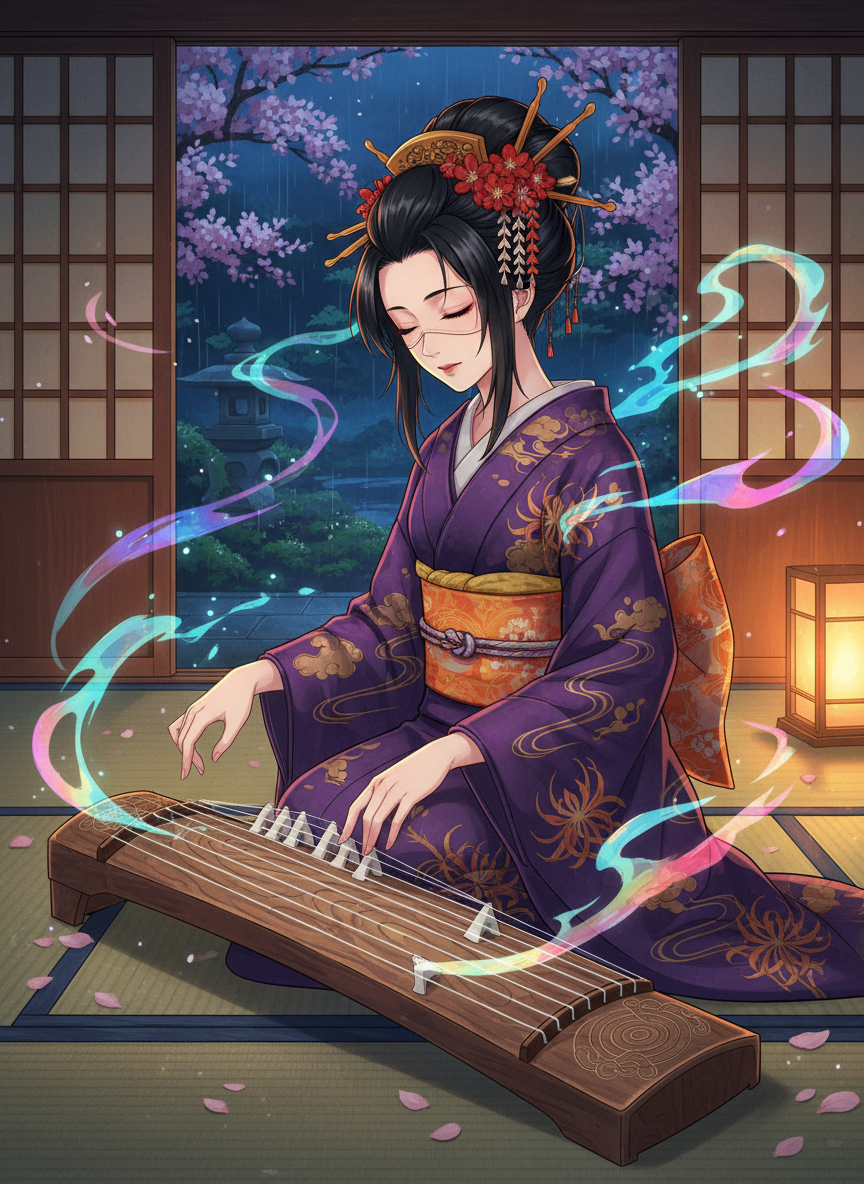 O-Shizu, the Spirit-Singer of Edo - AI Character Card for Native Tavern and SillyTavern