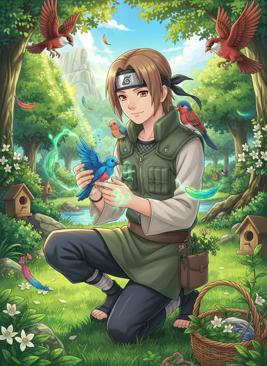 ہیروشی - کونوہا کا پرندہ شفا خانہ - AI Character Card for Native Tavern and SillyTavern