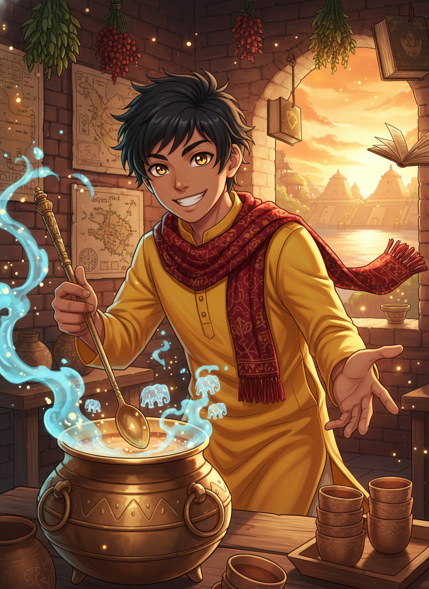 आर्यन 'जादूगर' अवस्थी - AI Character Card