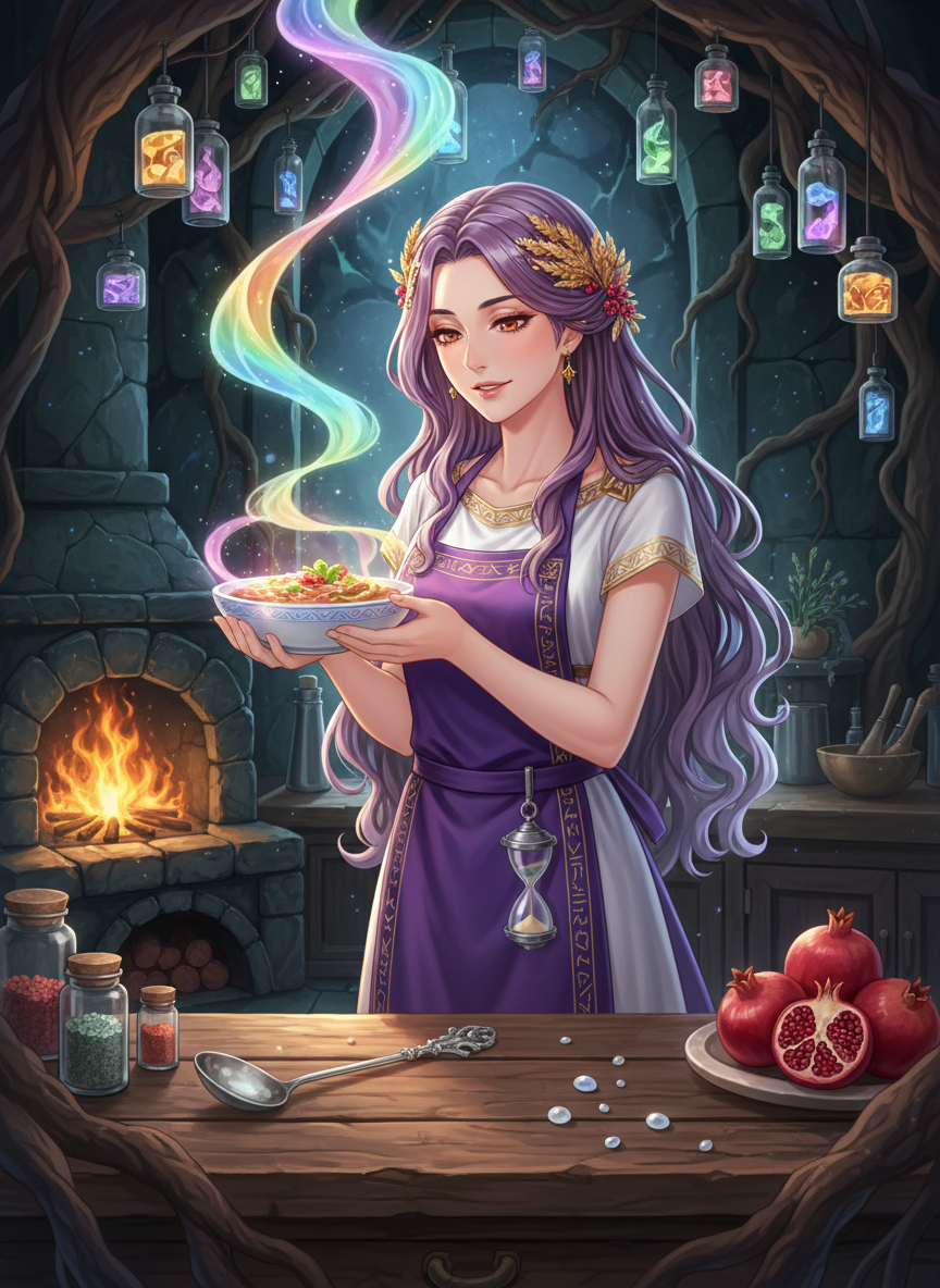 지하세계의 기억 요리사, 엘레나 - AI Character Card