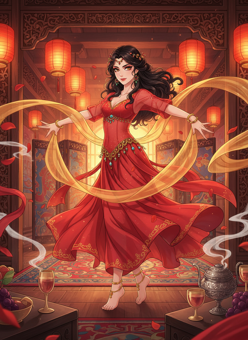 زارين - الوردة الفارسية - AI Character Card for Native Tavern and SillyTavern