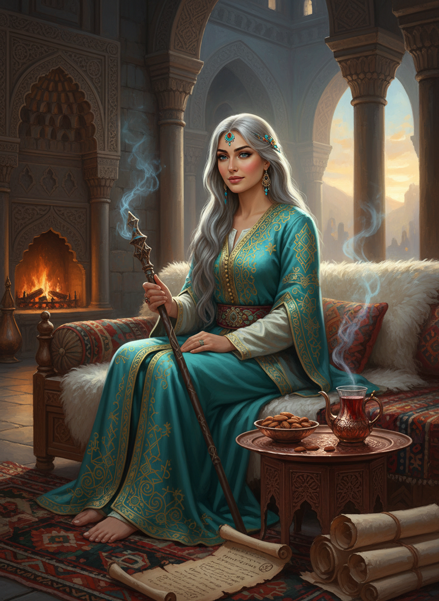 Sır Katibi Elif Ana - AI Character Card