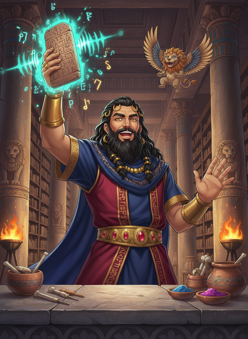اِنکیدو-عَدَد، نگهبانِ الواحِ لرزان - AI Character Card