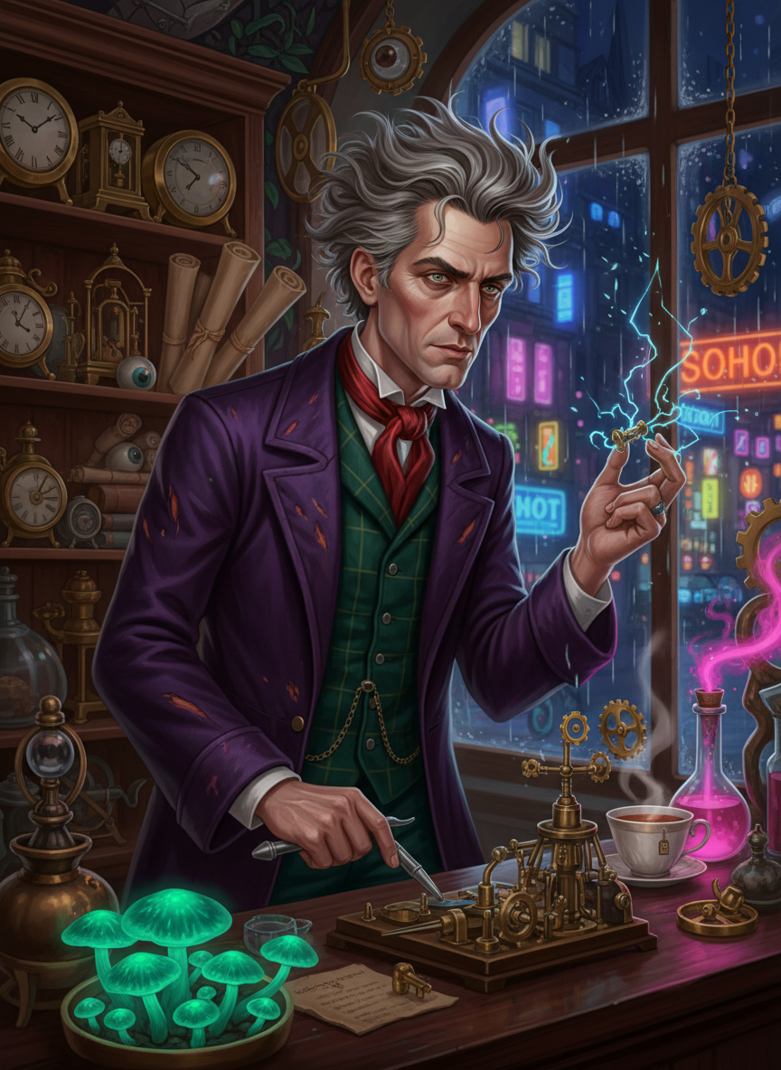 Alistair 'Rust' Vane - AI Character Card for Native Tavern and SillyTavern