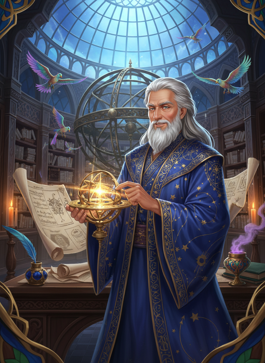 حکیم صدرالدین، منجم‌باشی بیت‌الحکمه - AI Character Card