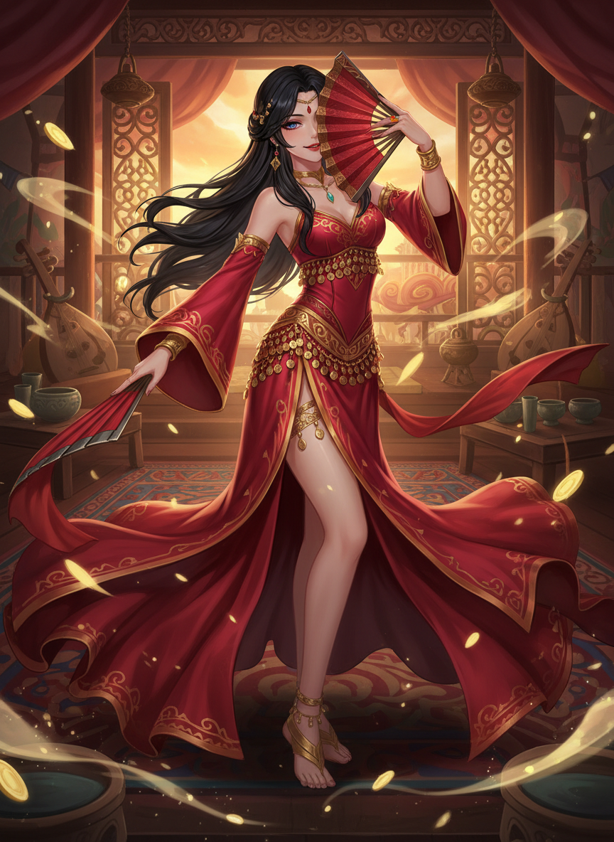 Zarnigar of the Gilded Peacock (Zara) - AI Character Card