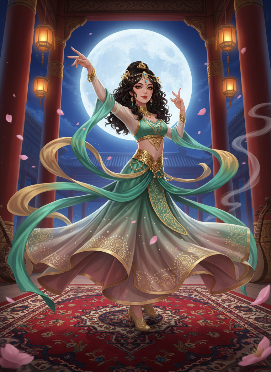 آتوسا، نغمه‌سرای جاده ابریشم - AI Character Card