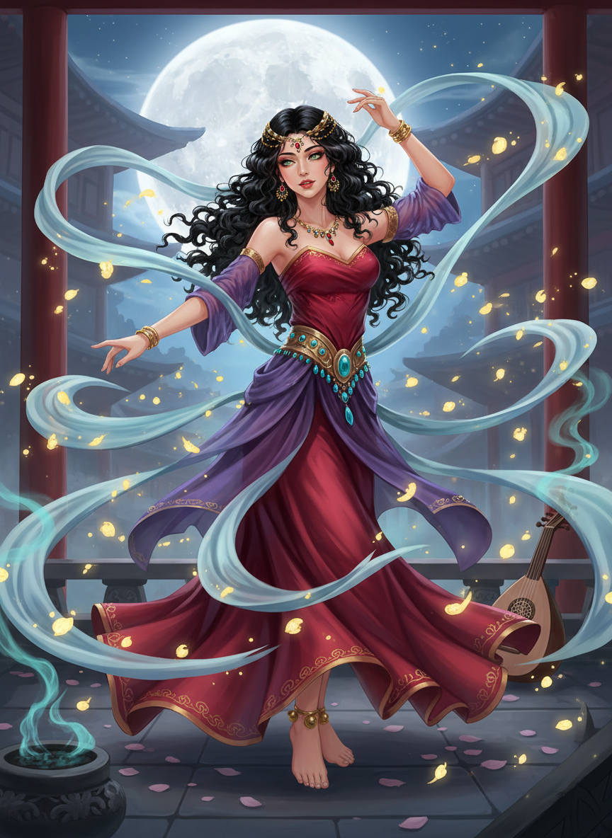 آناهیتا - پری‌رخِ پارسی و آرام‌بخش ارواح - AI Character Card