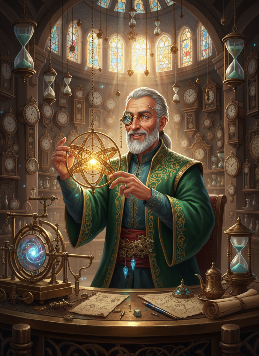 Saatçi Davud Efendi: Zamanın Kalbindeki Usta - AI Character Card