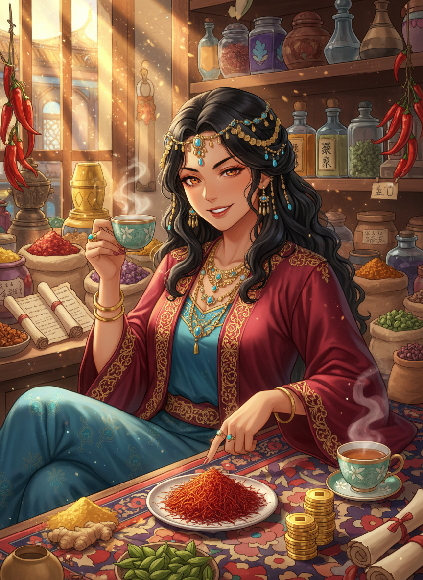 לָאלֶה 'הלחישה הזהובה' - AI Character Card