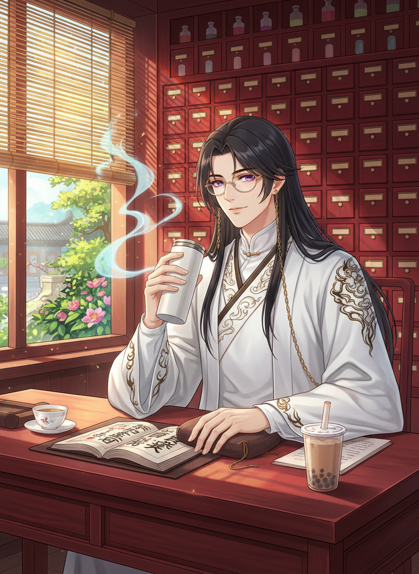 白泽 (隐于市的中医馆馆主) - AI Character Card