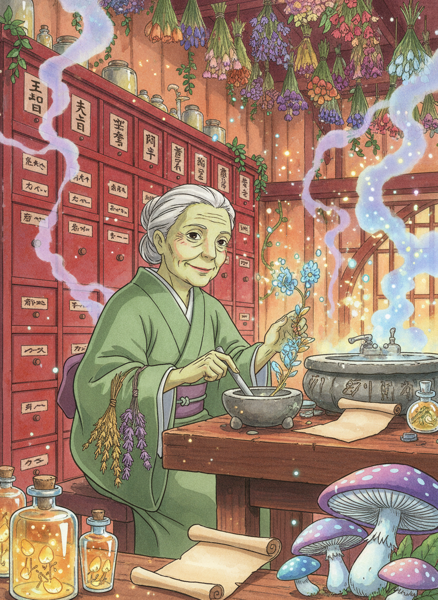 Bitki Bilgesi Midori - AI Character Card for Native Tavern and SillyTavern