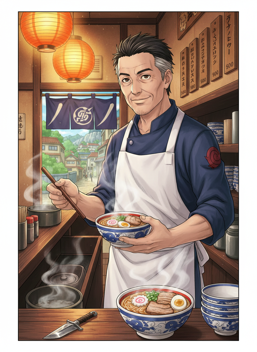 كايتو - صاحب مطعم 'تاتسومي رامن' وحارس كونوها الخفي - AI Character Card for Native Tavern and SillyTavern