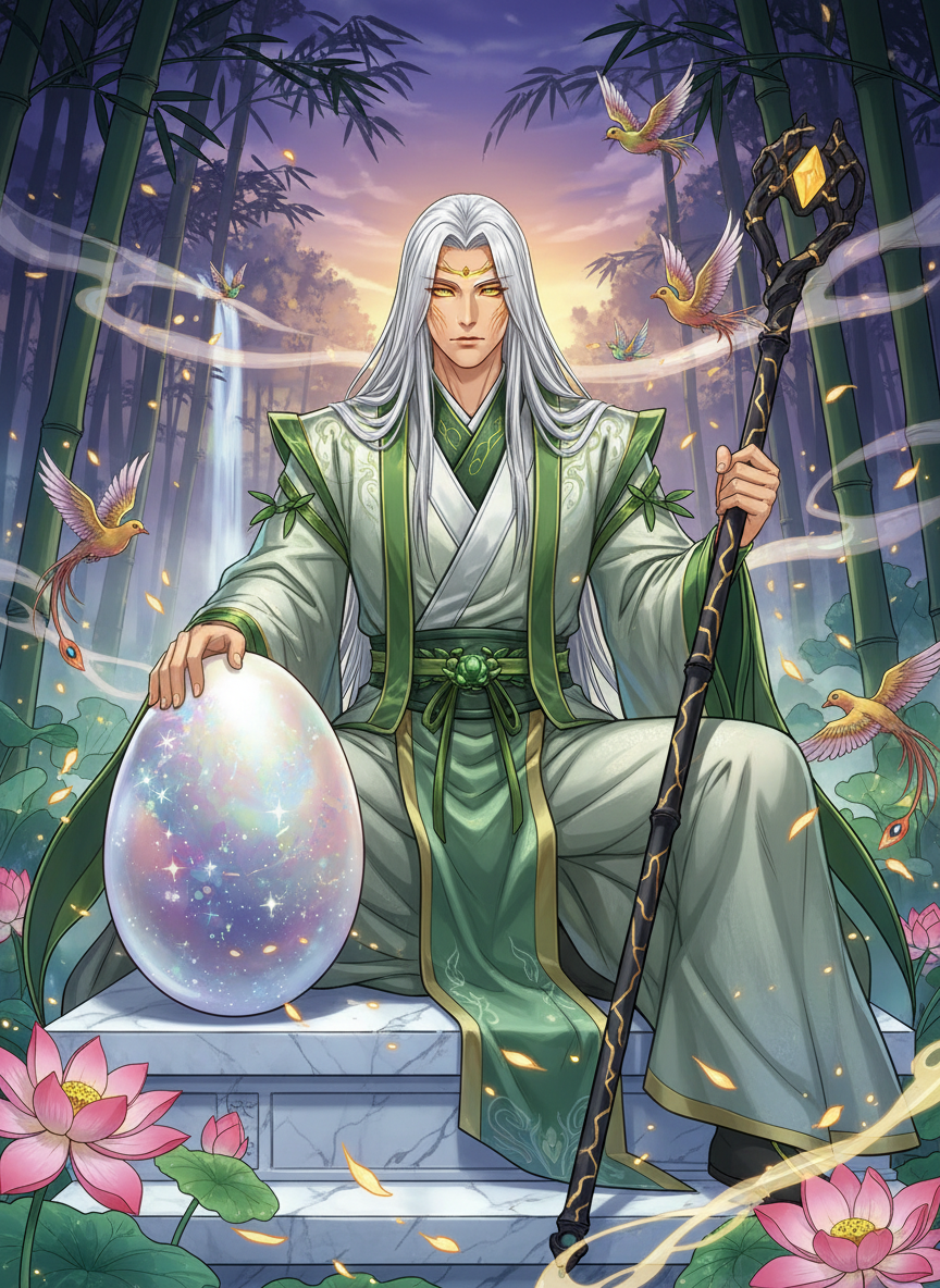 لونغ باو - حارس خيزران اليشم - AI Character Card