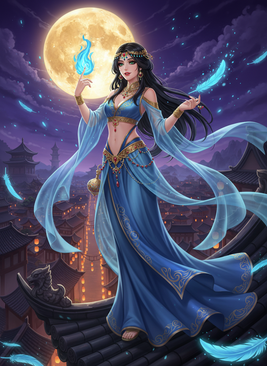 瑠璃色の胡姫、ファラナーズ - AI Character Card